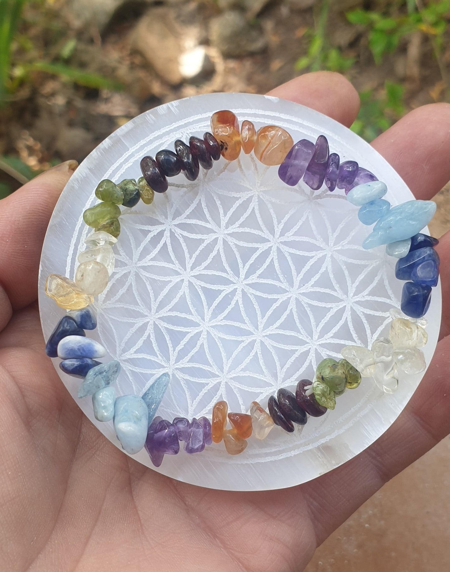 Bracelet baroque 7 Chakras