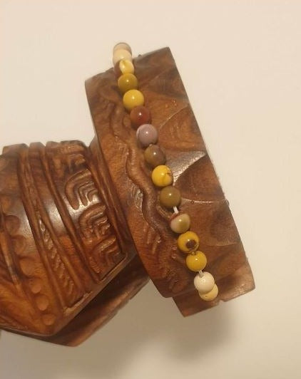 Bracelet Jaspe Mokaite