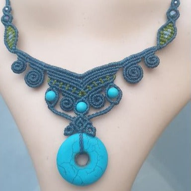 Donut Howlite turquoise